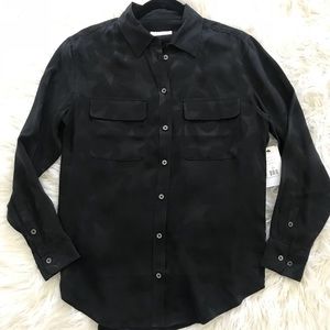 Equipment Signature Silk blouse . NWT